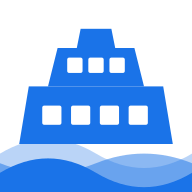 The Quadra Ferry app icon: a blue ferry on water